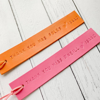 Personalised Teacher Gifts: Handmade Leather Gifts to Say Thank You