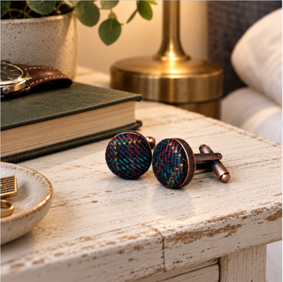 Vintage Woollen Cufflinks