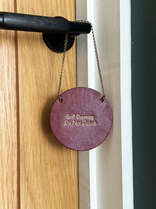 Leather Door Hanger Labels