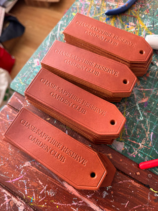 Personalised Bespoke Leather Corporate Sample