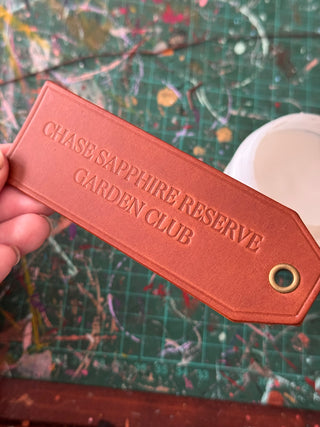 Personalised Bespoke Leather Corporate Sample