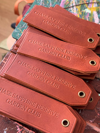 Personalised Bespoke Leather Corporate Sample