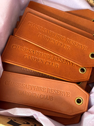 Personalised Bespoke Leather Corporate Sample