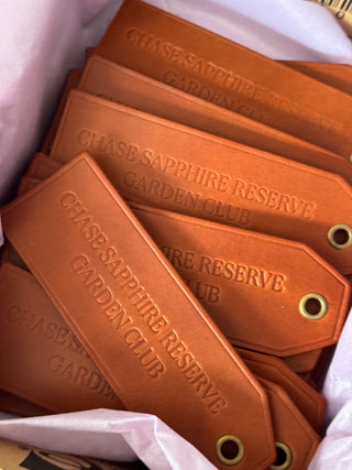 Personalised Bespoke Leather Corporate Sample