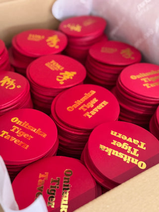 Luxury Gold Foil Leather Bespoke Sample