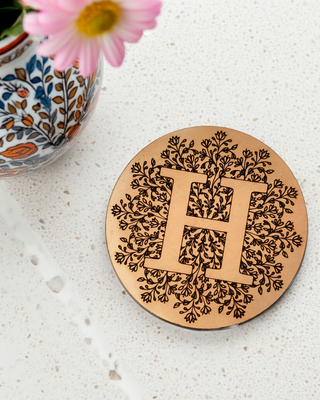 Mandala Monogram Coaster