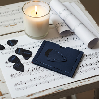 Handmade Personalised Plectrum and Card Holder