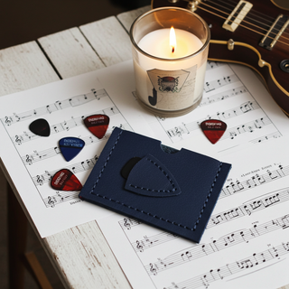 Handmade Personalised Plectrum and Card Holder
