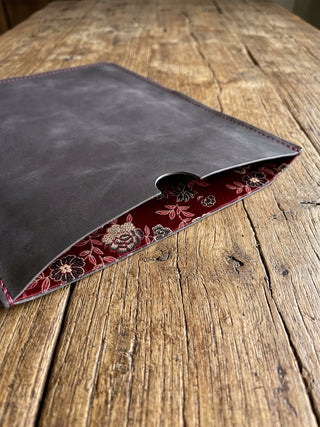 Limited Edition Silk Lined Leather Vinyl Sleeve