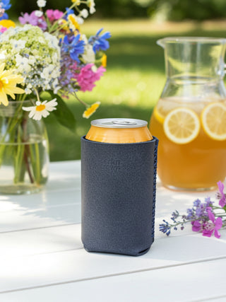 Handmade Italian Leather Koozie Can Holder