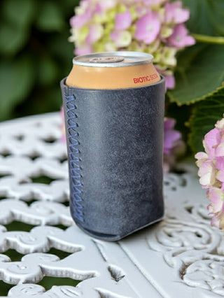 Handmade Italian Leather Koozie Can Holder