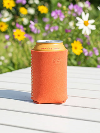 Handmade Italian Leather Koozie Can Holder