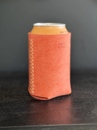 Handmade Italian Leather Koozie Can Holder