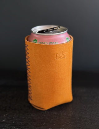 Handmade Italian Leather Koozie Can Holder