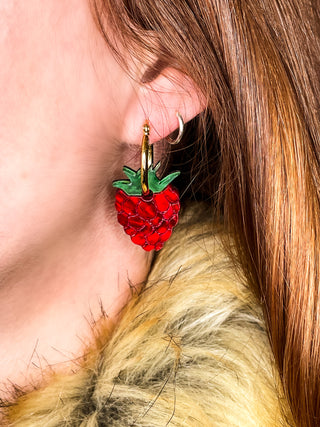 Fruit Hoop Earrings by BrightSmoke