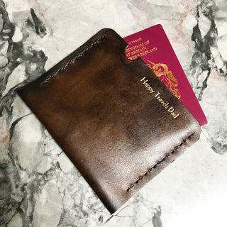 Vintage Style Passport Case