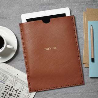 Handmade iPad and Leather Card holder set