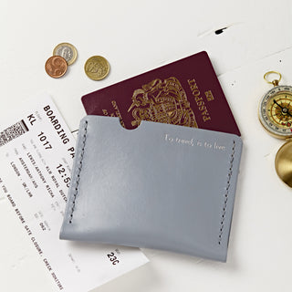 Personalised Hand Painted Passport Holder